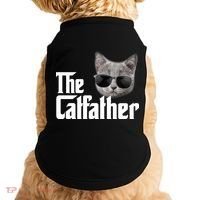 The Catfather Cool Movie Parody For Dads Doggie Tank thumb 0