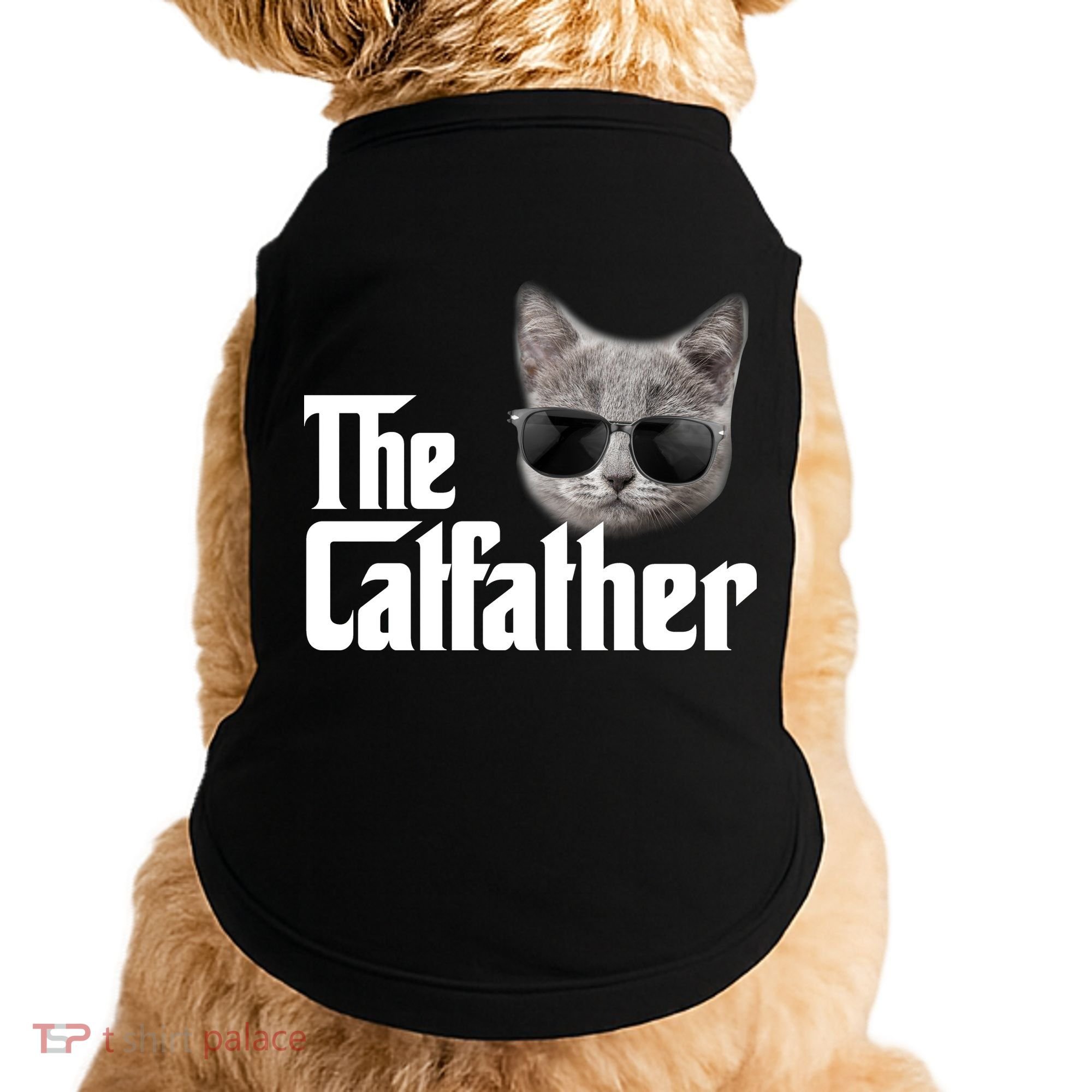 The Catfather Cool Movie Parody For Dads Doggie Tank