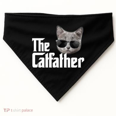 The Catfather Cool Movie Parody For Dads USA-Made Doggie Bandana