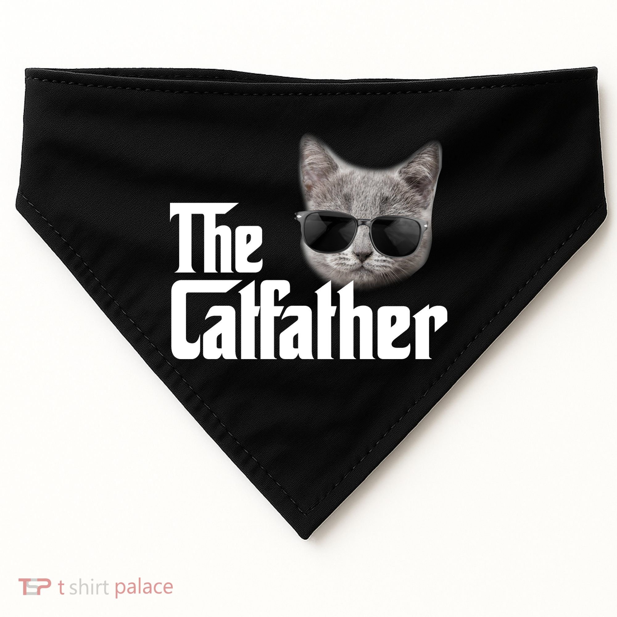 The Catfather Cool Movie Parody For Dads USA-Made Doggie Bandana