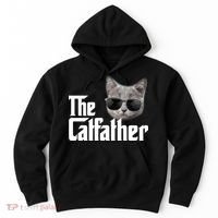 The Catfather Cool Movie Parody For Dads Hoodie thumb 0