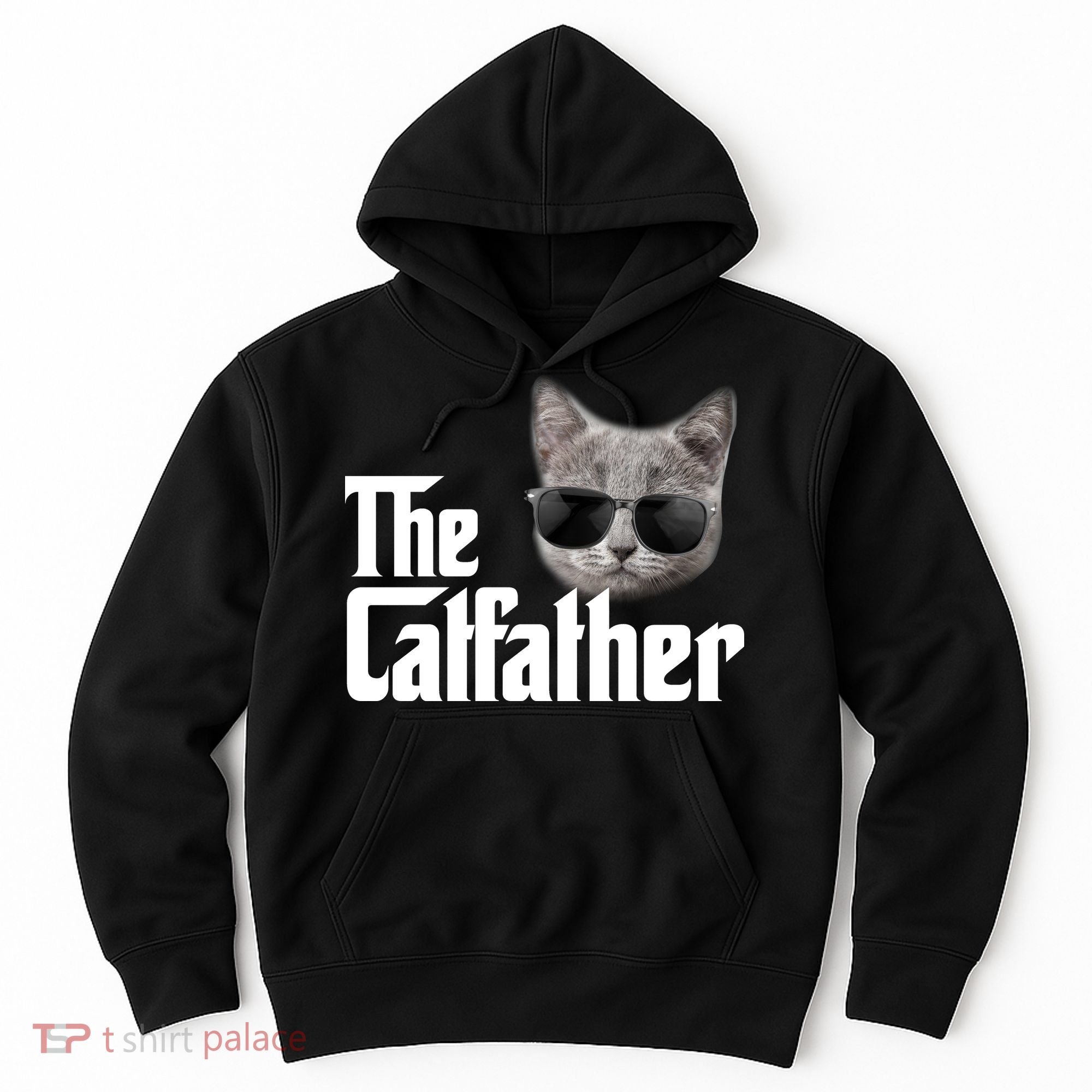 The Catfather Cool Movie Parody For Dads Hoodie