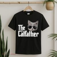 The Catfather Cool Movie Parody For Dads T-Shirt thumb 2