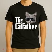 The Catfather Cool Movie Parody For Dads T-Shirt thumb 3