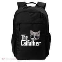 The Catfather Cool Movie Parody For Dads Backpack thumb 0