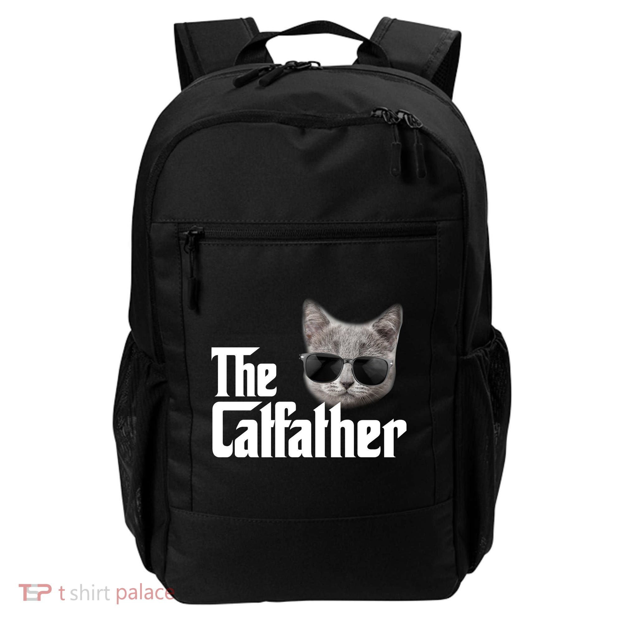 The Catfather Cool Movie Parody For Dads Backpack