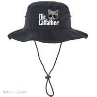 The Catfather Cool Movie Parody For Dads Bucket Hat thumb 0