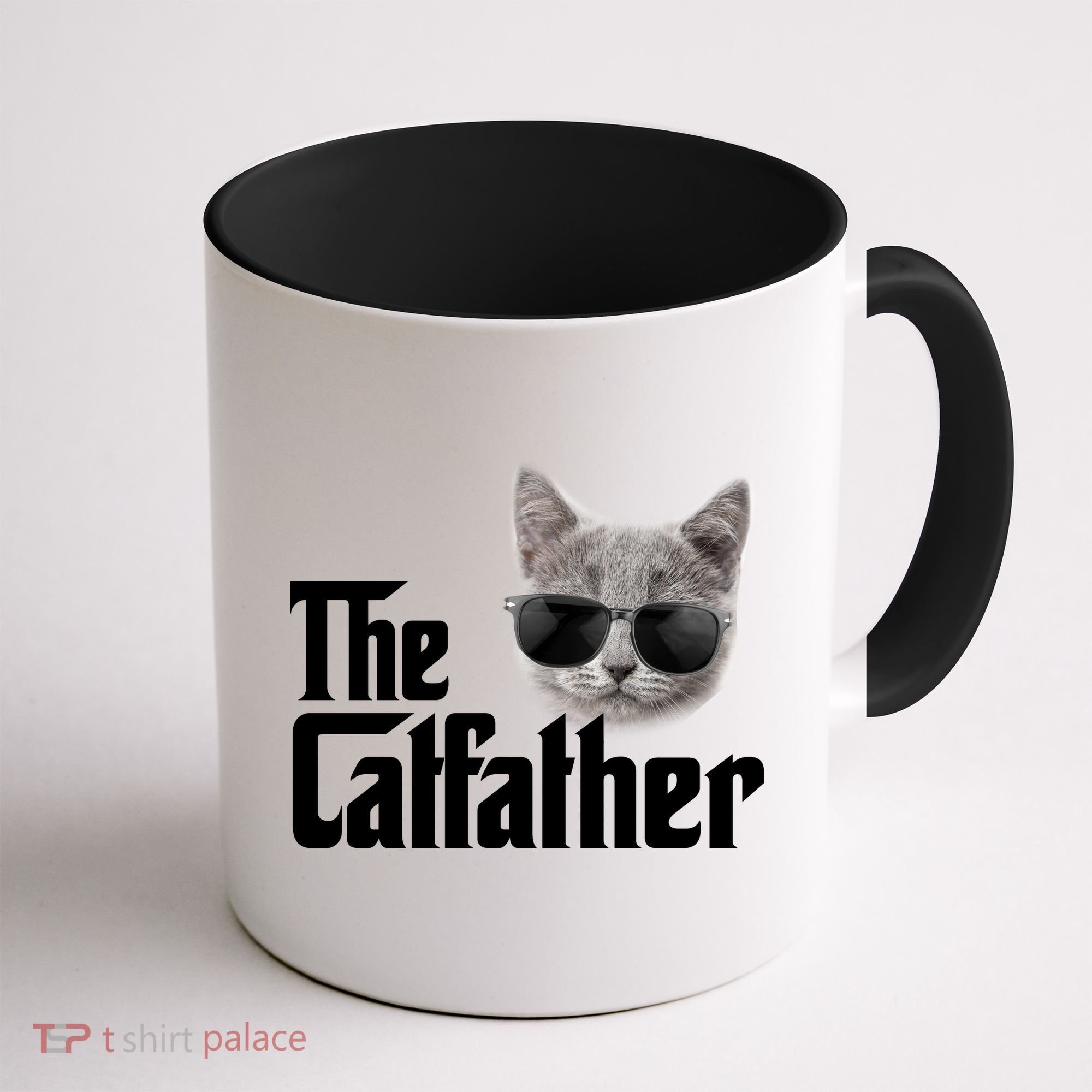 The Catfather Cool Movie Parody For Dads Coffee Mug