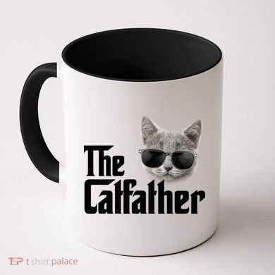 The Catfather Cool Movie Parody For Dads Coffee Mug