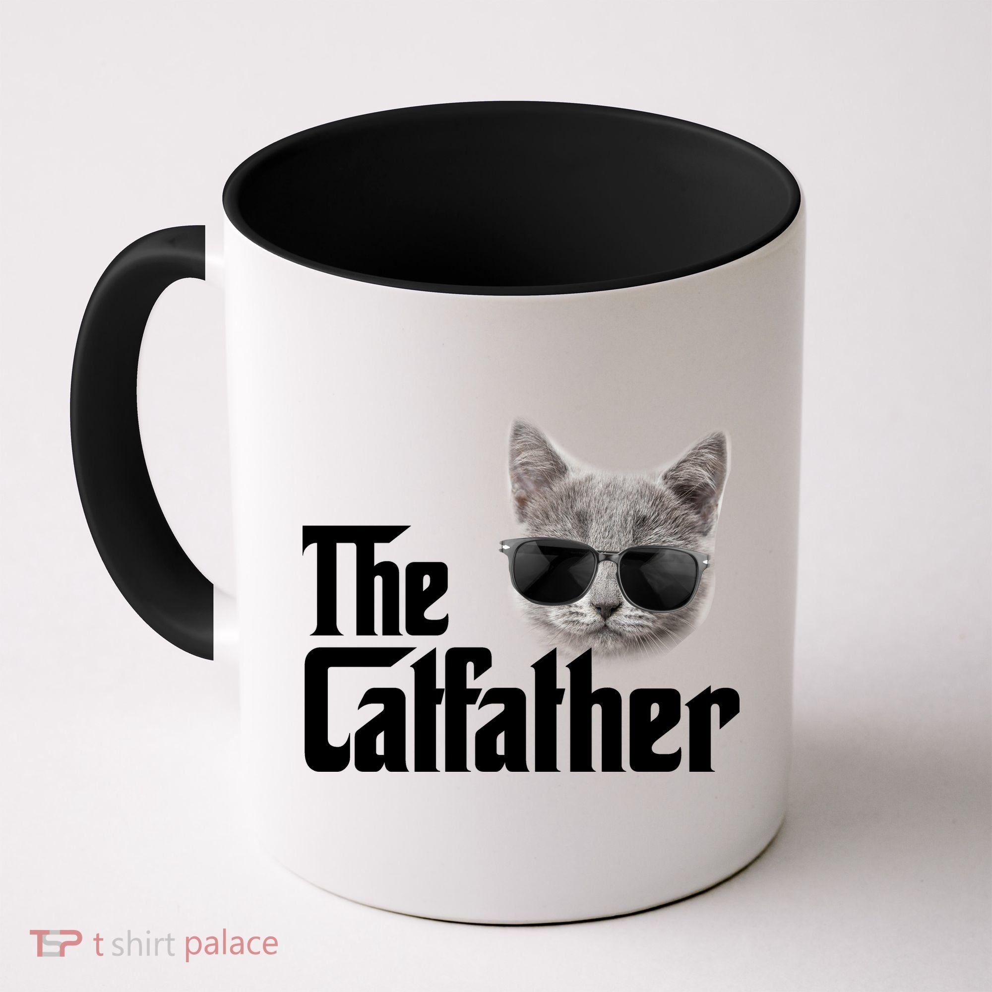 The Catfather Cool Movie Parody For Dads Coffee Mug