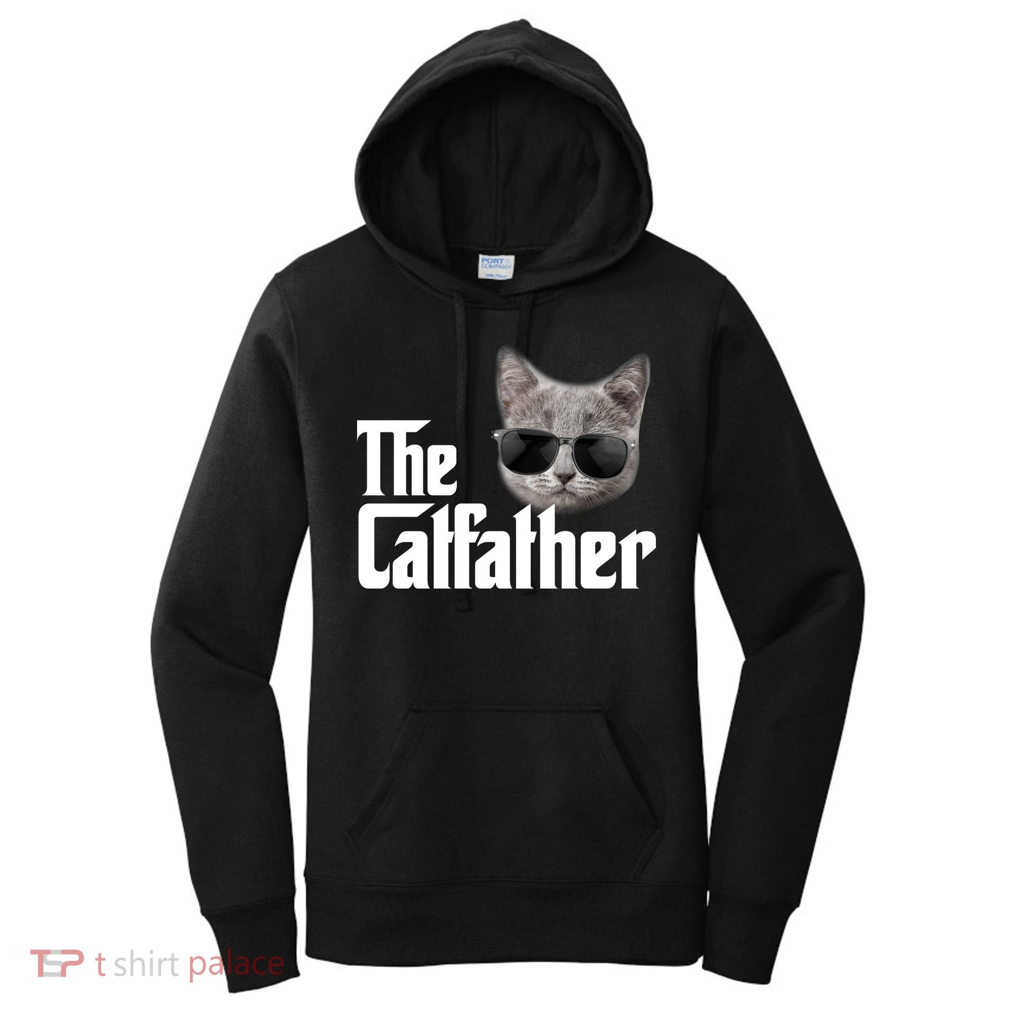 The Catfather Cool Movie Parody For Dads Women's Hoodie