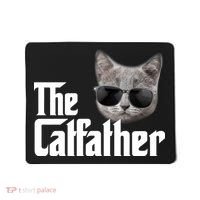 The Catfather Cool Movie Parody For Dads Mousepad thumb 0