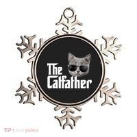 The Catfather Cool Movie Parody For Dads Ornament thumb 0