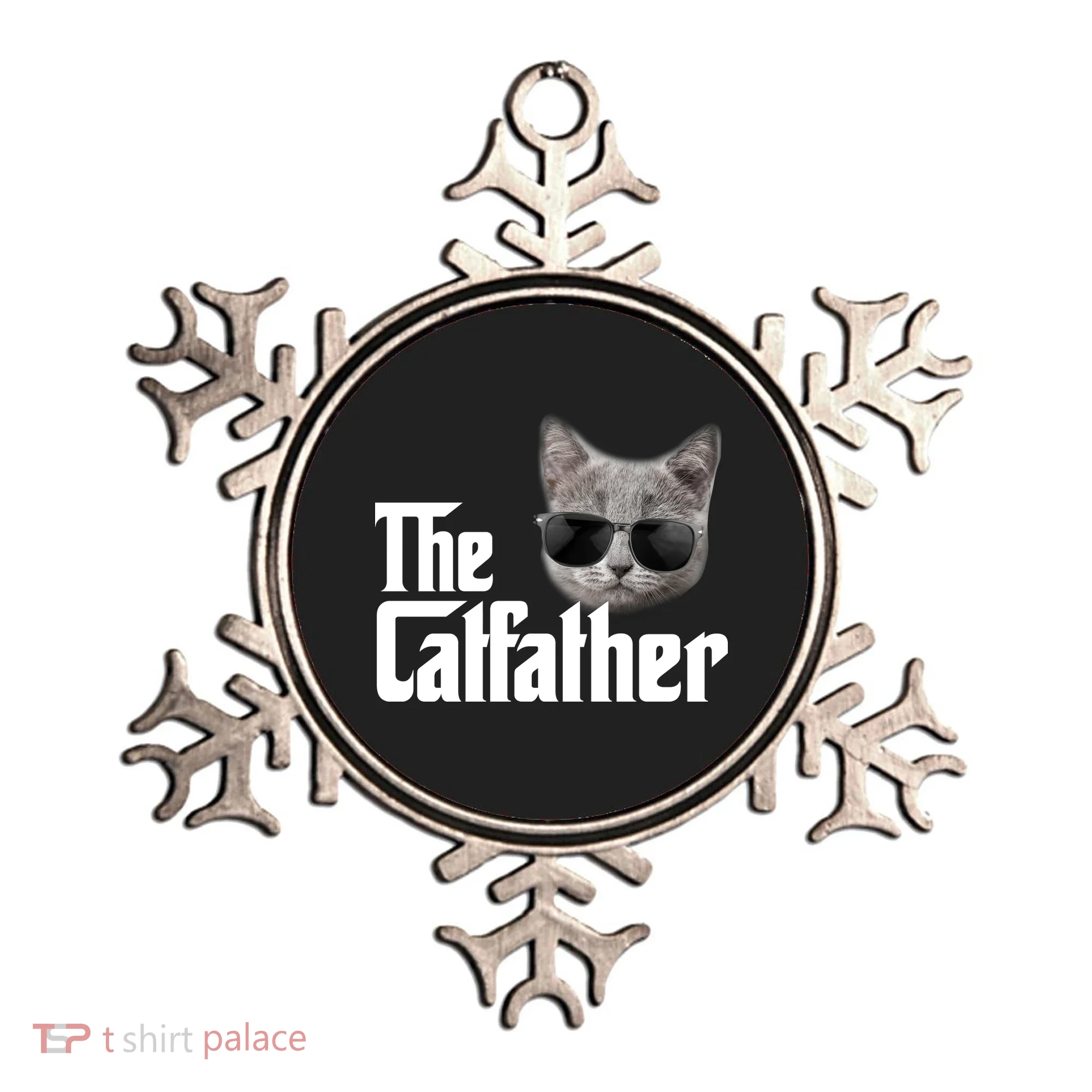 The Catfather Cool Movie Parody For Dads Ornament