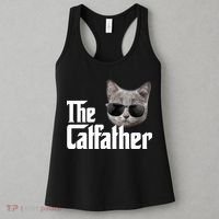 The Catfather Cool Movie Parody For Dads Women's Tank Top thumb 3