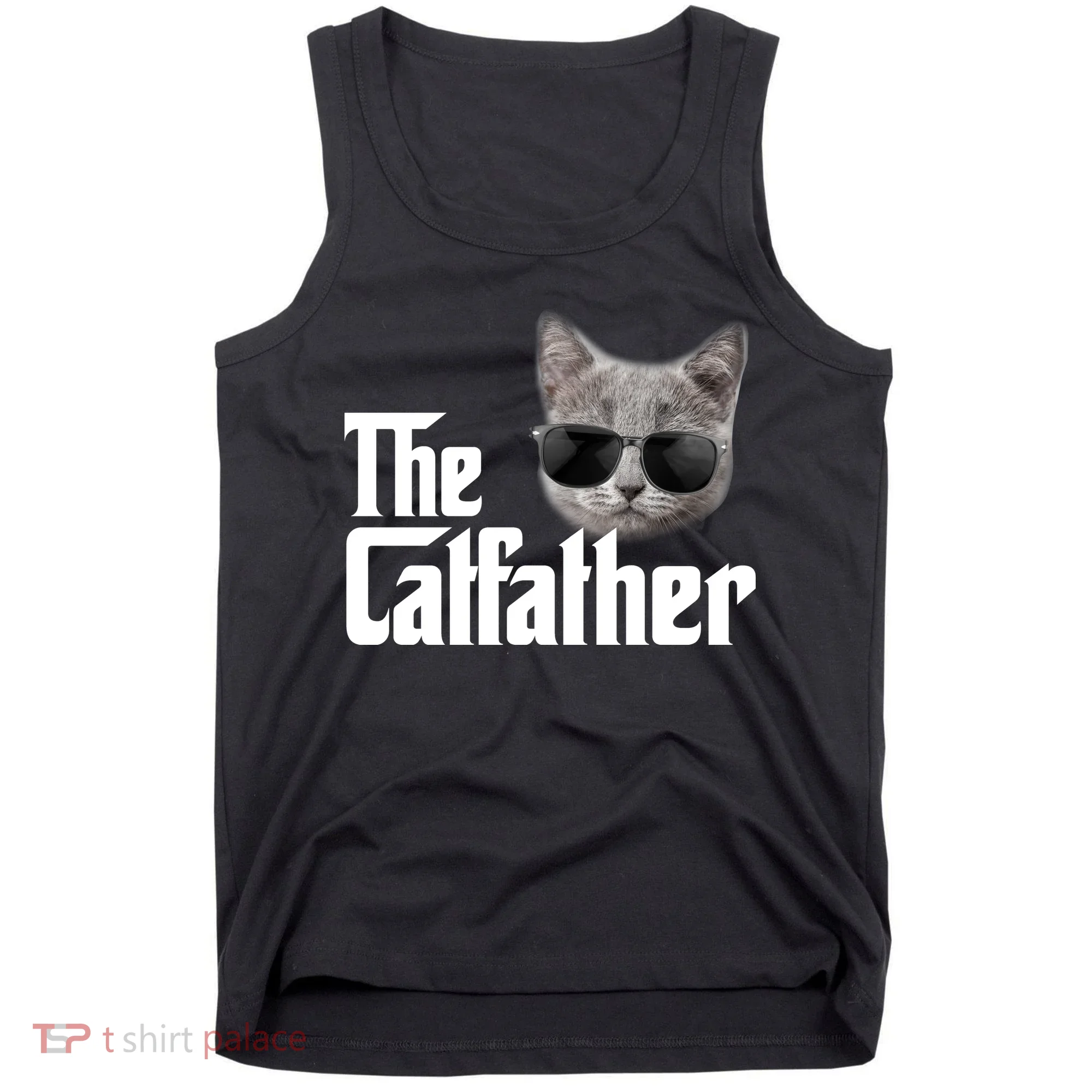 The Catfather Cool Movie Parody For Dads Tank Top