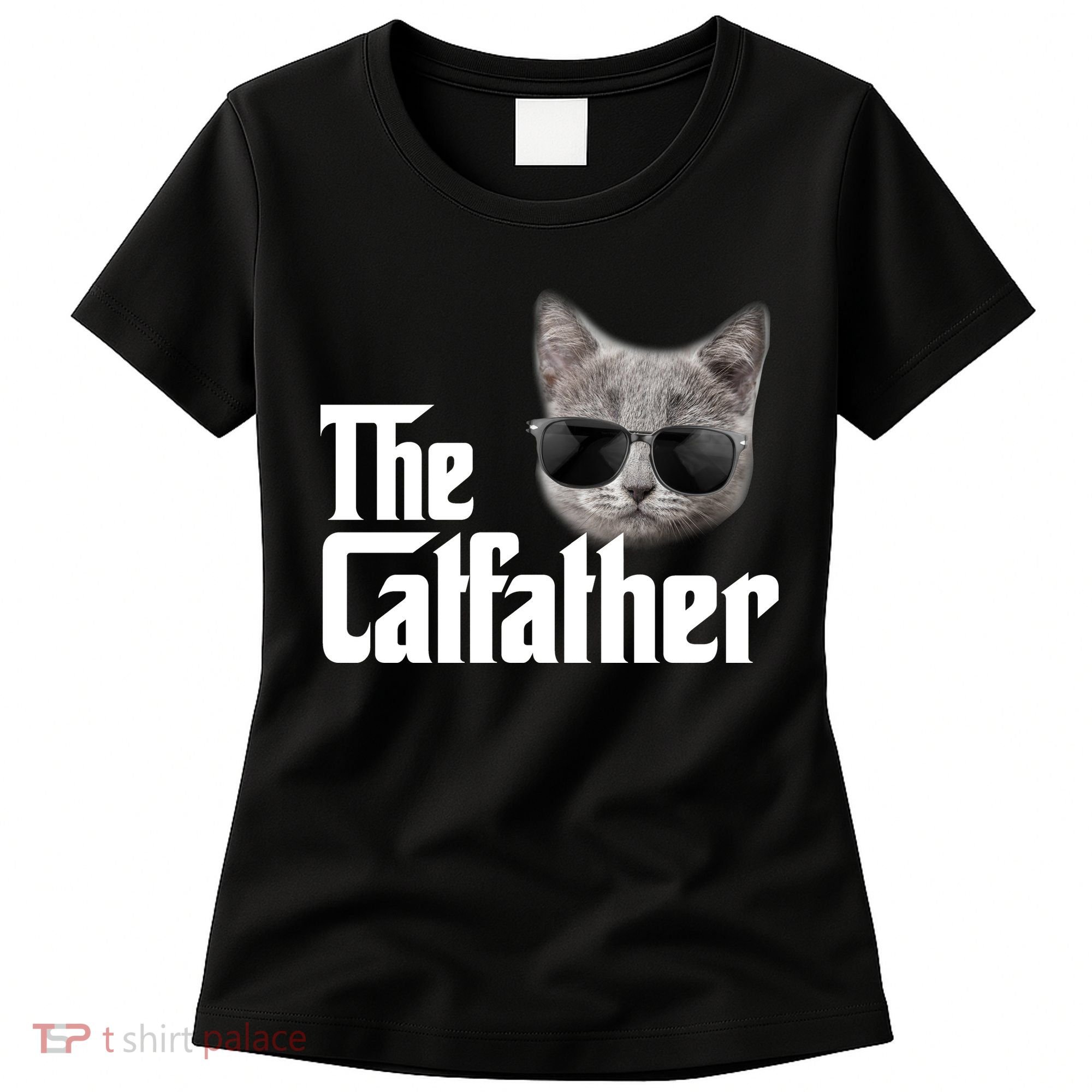 The Catfather Cool Movie Parody For Dads Women's T-Shirt