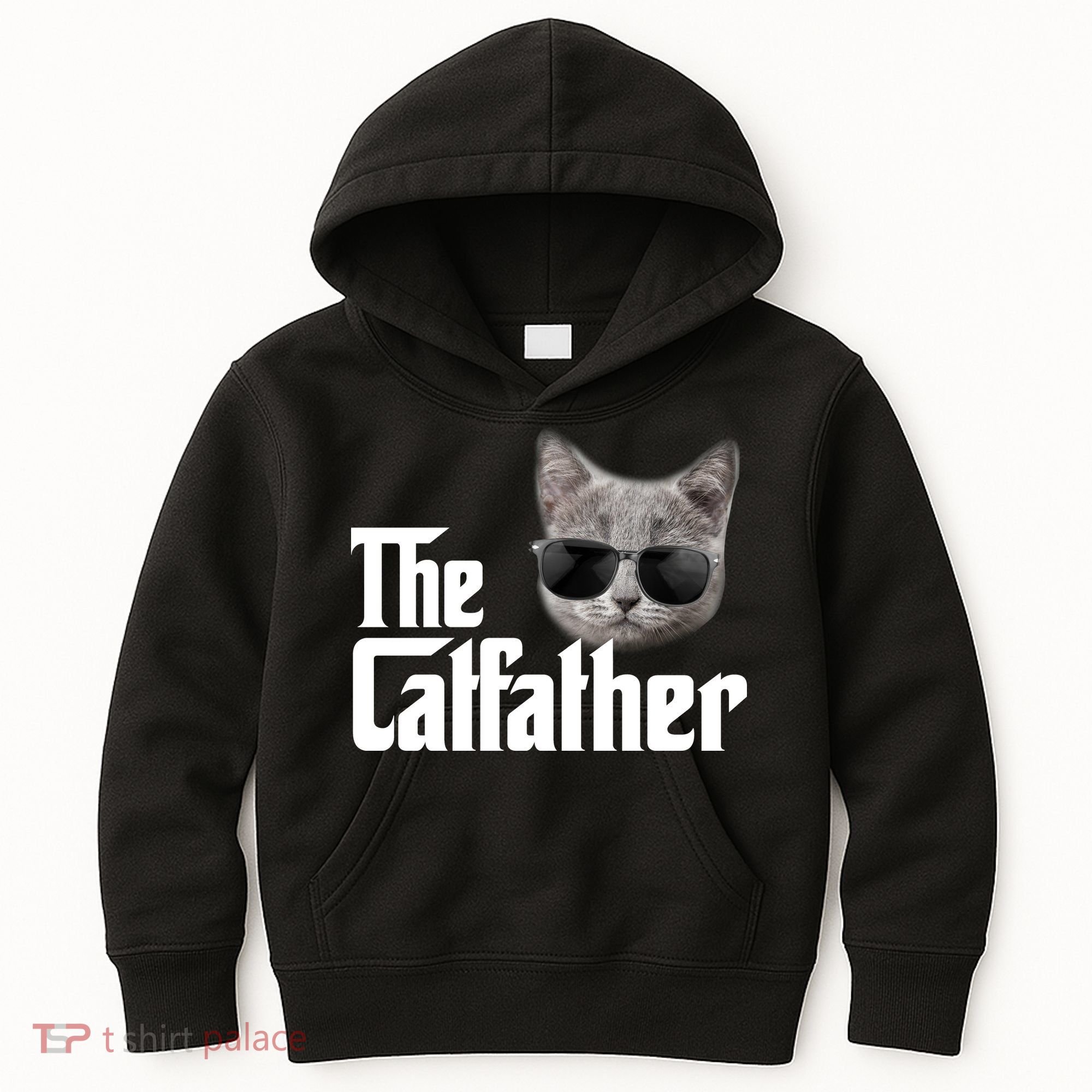 The Catfather Cool Movie Parody For Dads Kids Hoodie