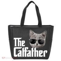 The Catfather Cool Movie Parody For Dads Tote Bag thumb 0