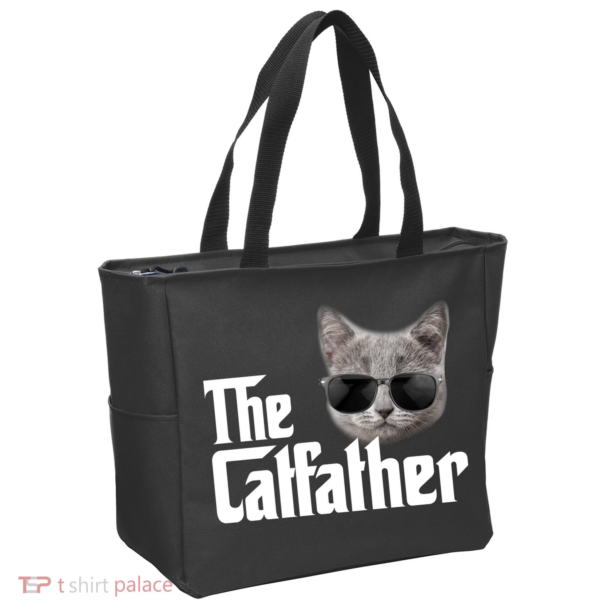 The Catfather Cool Movie Parody For Dads Tote Bag