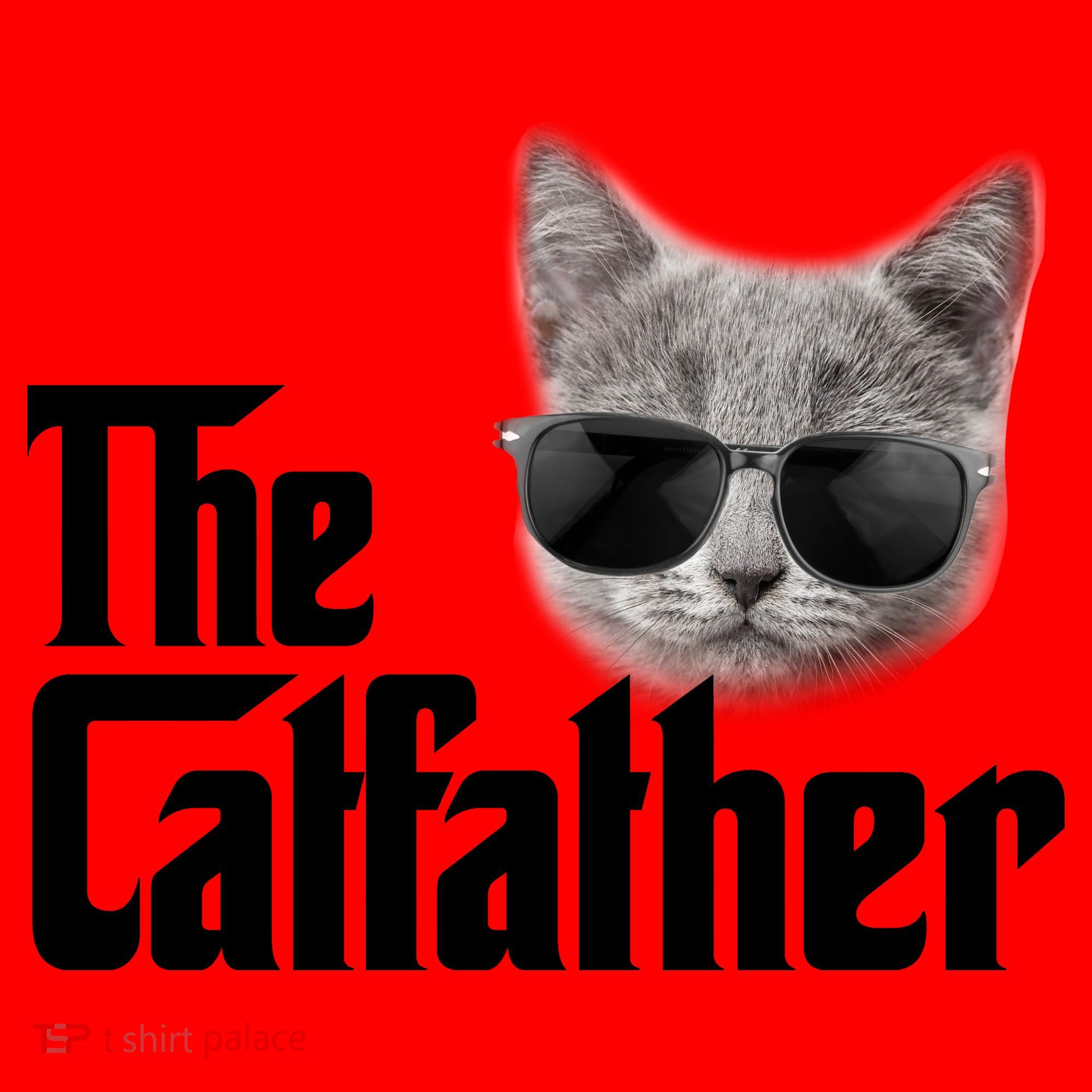 The Catfather Cool Movie Parody For Dads Santa Hat