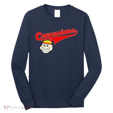 The Caucasians Rude Indians Design Long Sleeve Shirt