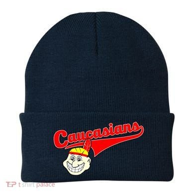 The Caucasians Rude Indians Design Beanie