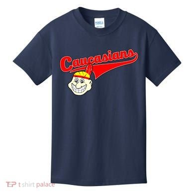 The Caucasians Rude Indians Design Kids T-Shirt