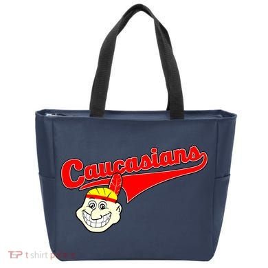The Caucasians Rude Indians Design Tote Bag