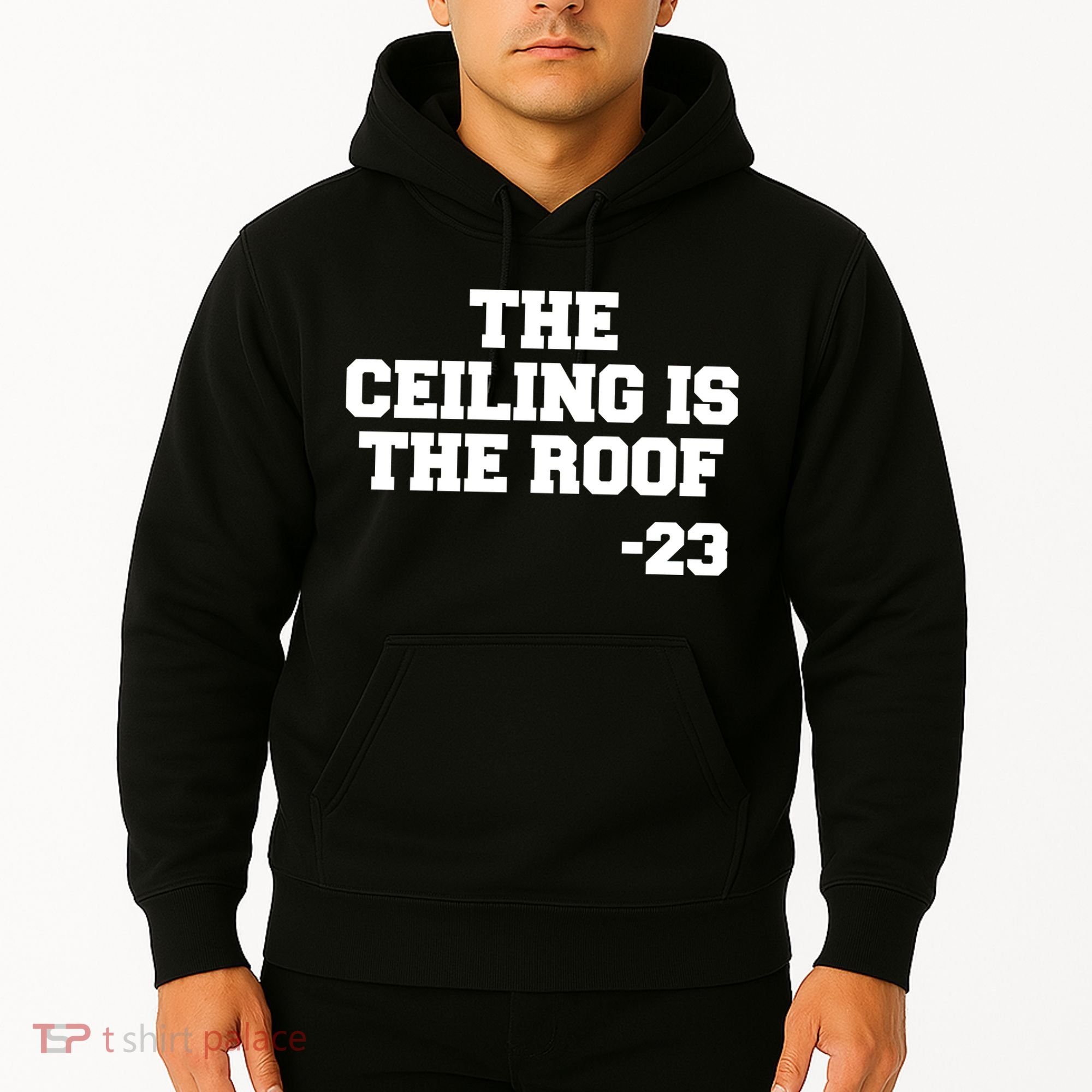 The Ceiling is the Roof 23 MJ College Text Hoodie