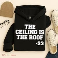 The Ceiling is the Roof 23 MJ College Text Hoodie thumb 4