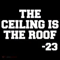 The Ceiling is the Roof 23 MJ College Text T-Shirt thumb 7