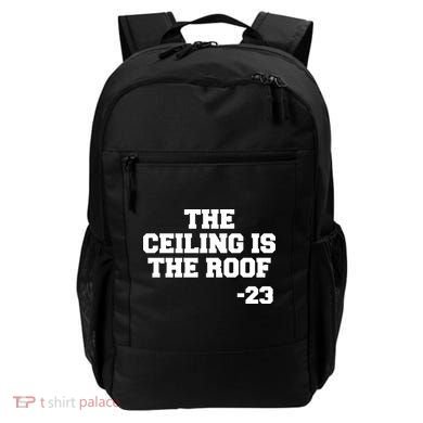 The Ceiling is the Roof 23 MJ College Text Backpack