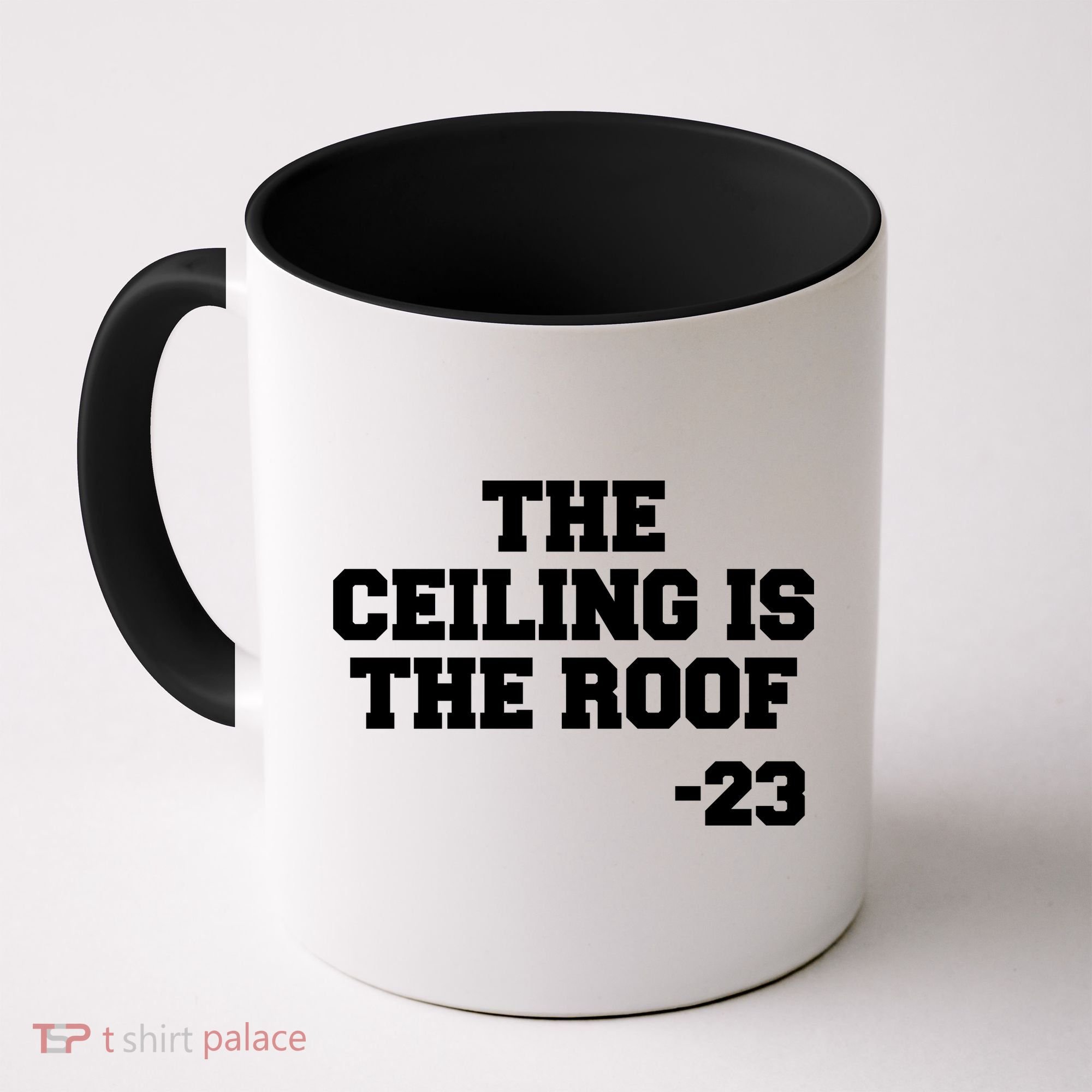 The Ceiling is the Roof 23 MJ College Text Coffee Mug