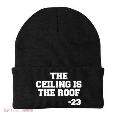The Ceiling is the Roof 23 MJ College Text Beanie
