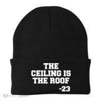 The Ceiling is the Roof 23 MJ College Text Beanie thumb 0