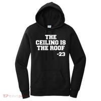 The Ceiling is the Roof 23 MJ College Text Women's Hoodie thumb 0