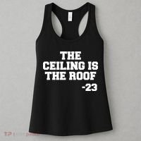 The Ceiling is the Roof 23 MJ College Text Women's Tank Top thumb 3