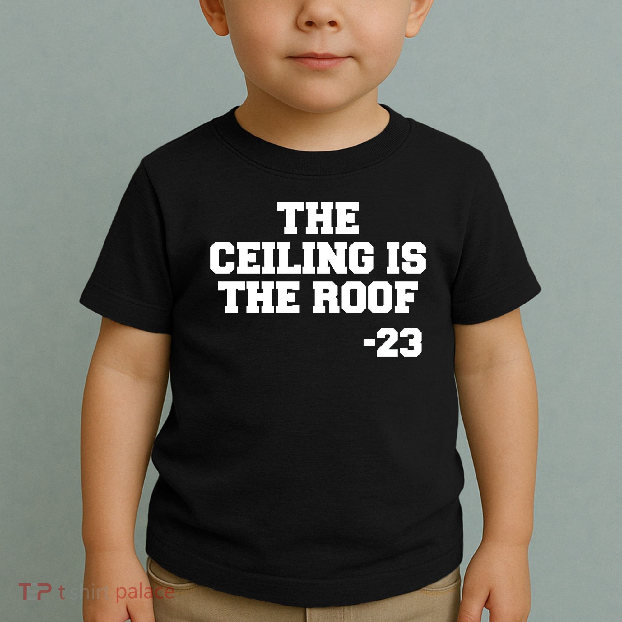 The Ceiling is the Roof 23 MJ College Text Toddler T-Shirt