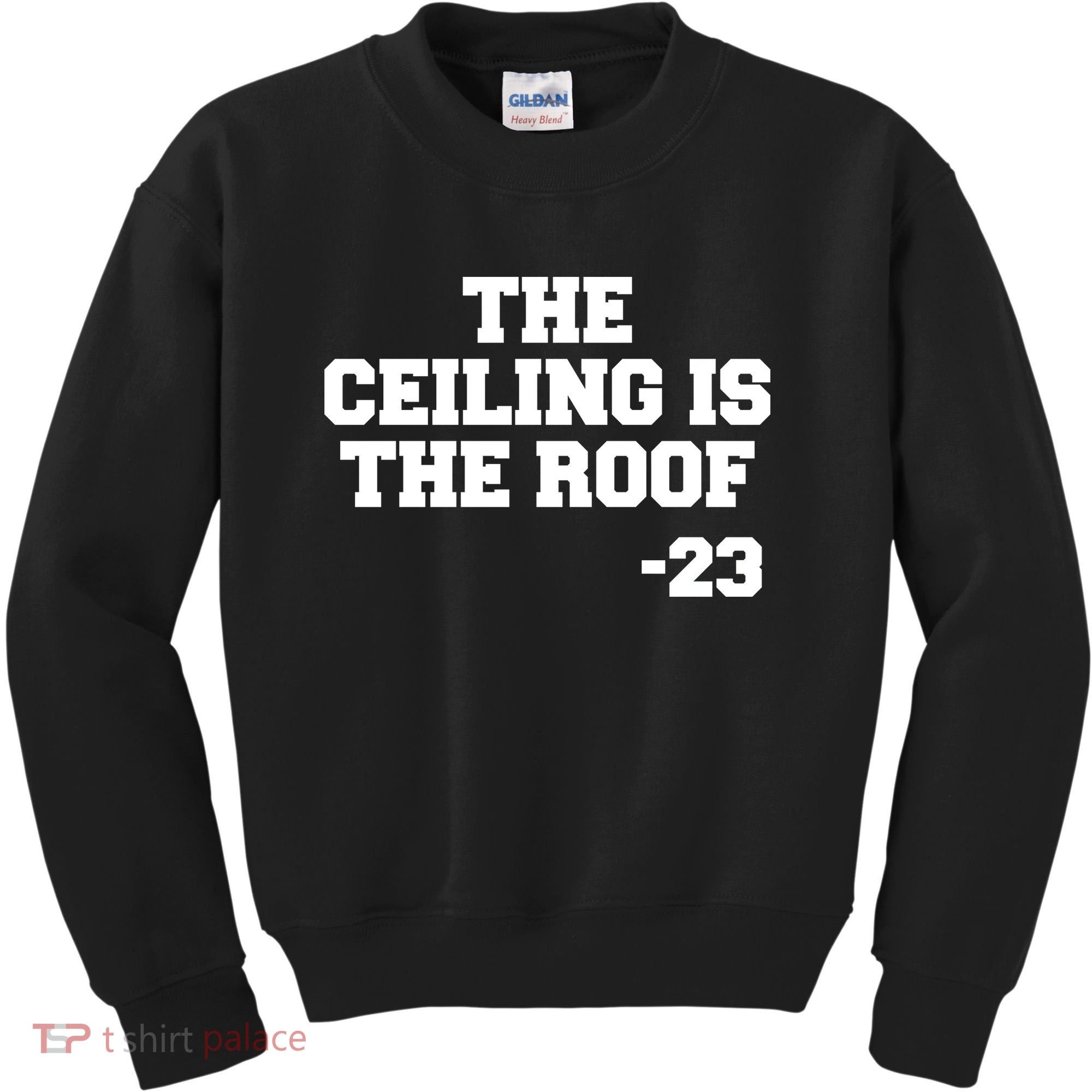 The Ceiling is the Roof 23 MJ College Text Kids Sweatshirt