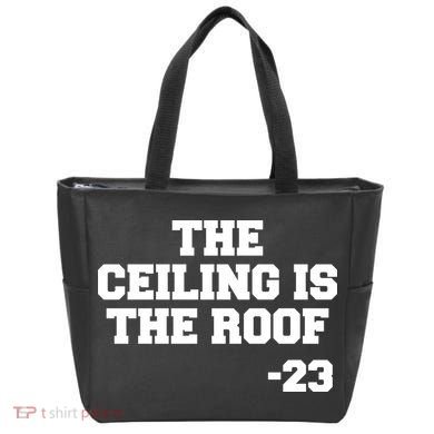 The Ceiling is the Roof 23 MJ College Text Tote Bag