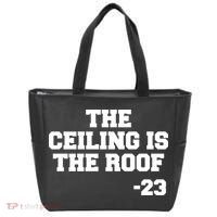 The Ceiling is the Roof 23 MJ College Text Tote Bag thumb 0