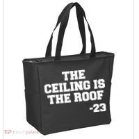 The Ceiling is the Roof 23 MJ College Text Tote Bag thumb 2