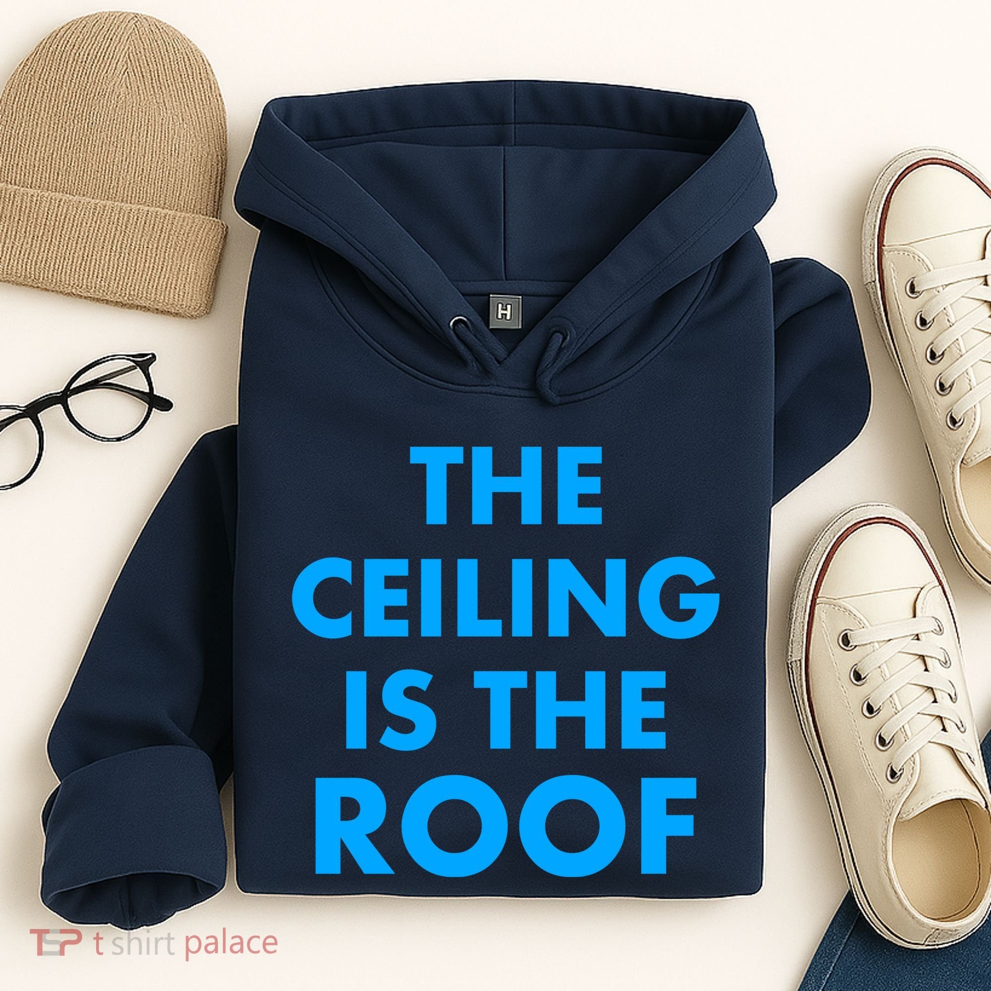 The Ceiling is the Roof MJ Funny Quote Hoodie