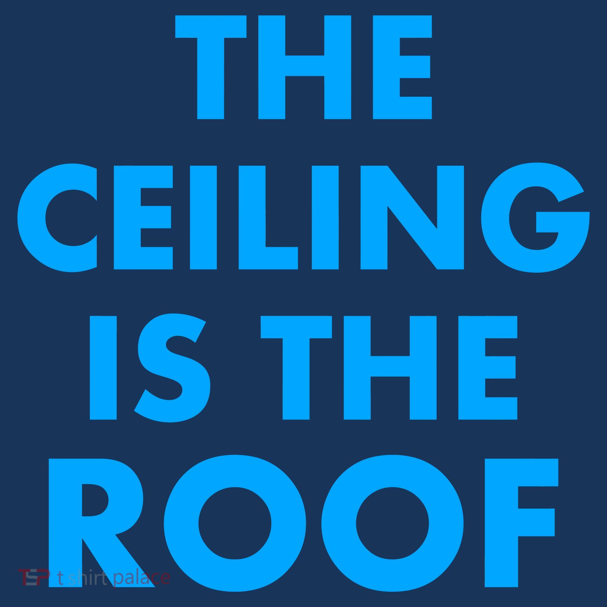 The Ceiling is the Roof MJ Funny Quote Women's Tank Top