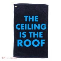 The Ceiling is the Roof MJ Funny Quote Golf Towel thumb 0