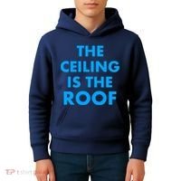 The Ceiling is the Roof MJ Funny Quote Kids Hoodie thumb 4