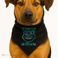 The Chains On My Mood Swings Just Snapped Run USA-Made Doggie Bandana thumb 1
