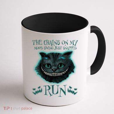 The Chains On My Mood Swings Just Snapped Run Coffee Mug back