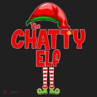The Chatty Elf Christmas Women's Sweatshirt thumb 2